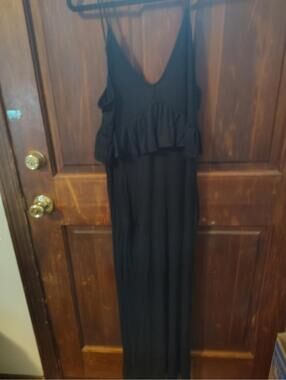 Double Zero NWT $38.99 women’s Maxi simple dress Size L black